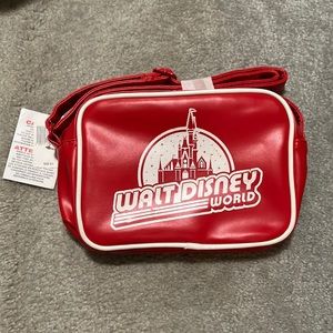 Disneyworld Resort Red Retro Crossbody messenger purse NWT